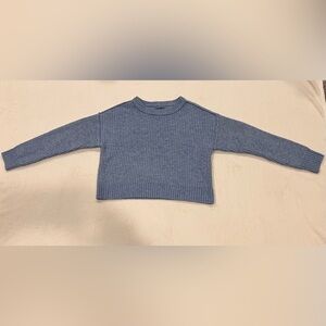 Comfy cropped XS blue American Eagle ribbed sweater